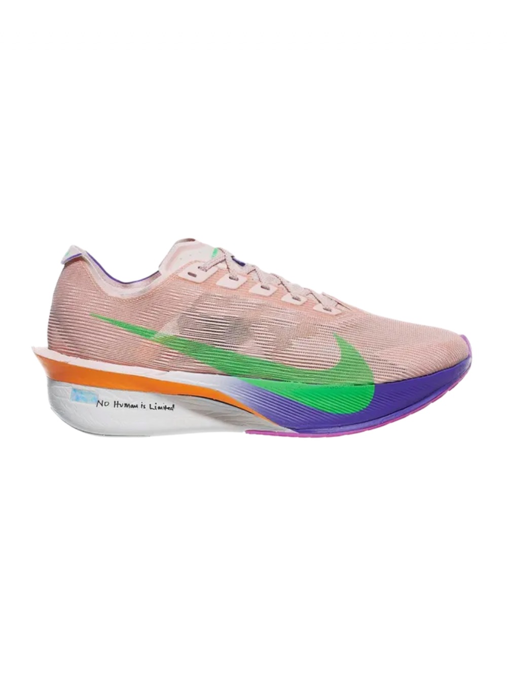 Nike Women’s Zoomx Vaporfly Next% 'No Human Is Limited' - Pink/Green